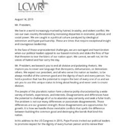 thumbnail of LCWR letter