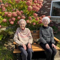 Sr. Mary Arnold Tann (left) and Sr. Mary Rita Kuhn.